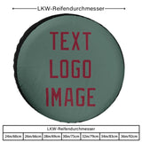 Custom Blue Green Crimson Red Truck Tires