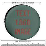 Custom Blue Green Coral Red Truck Tires