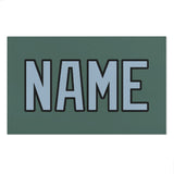 Custom Blue Green Light Blue Beach Towel