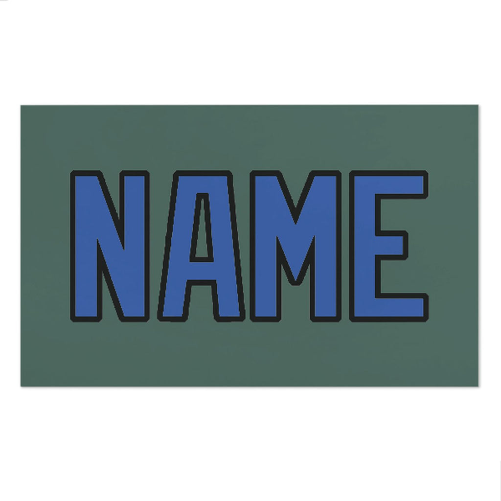 Custom Blue Green Sky Blue Beach Towel