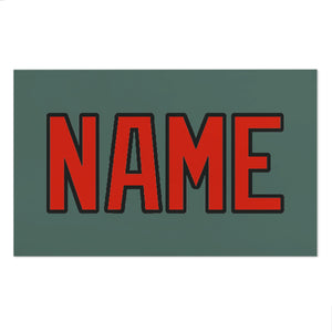 Custom Blue Green Orange Red Beach Towel