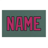 Custom Blue Green Pink Beach Towel