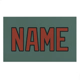 Custom Blue Green Coral Red Beach Towel