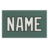 Custom Blue Green White Beach Towel