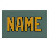 Custom Blue Green Yellow Beach Towel