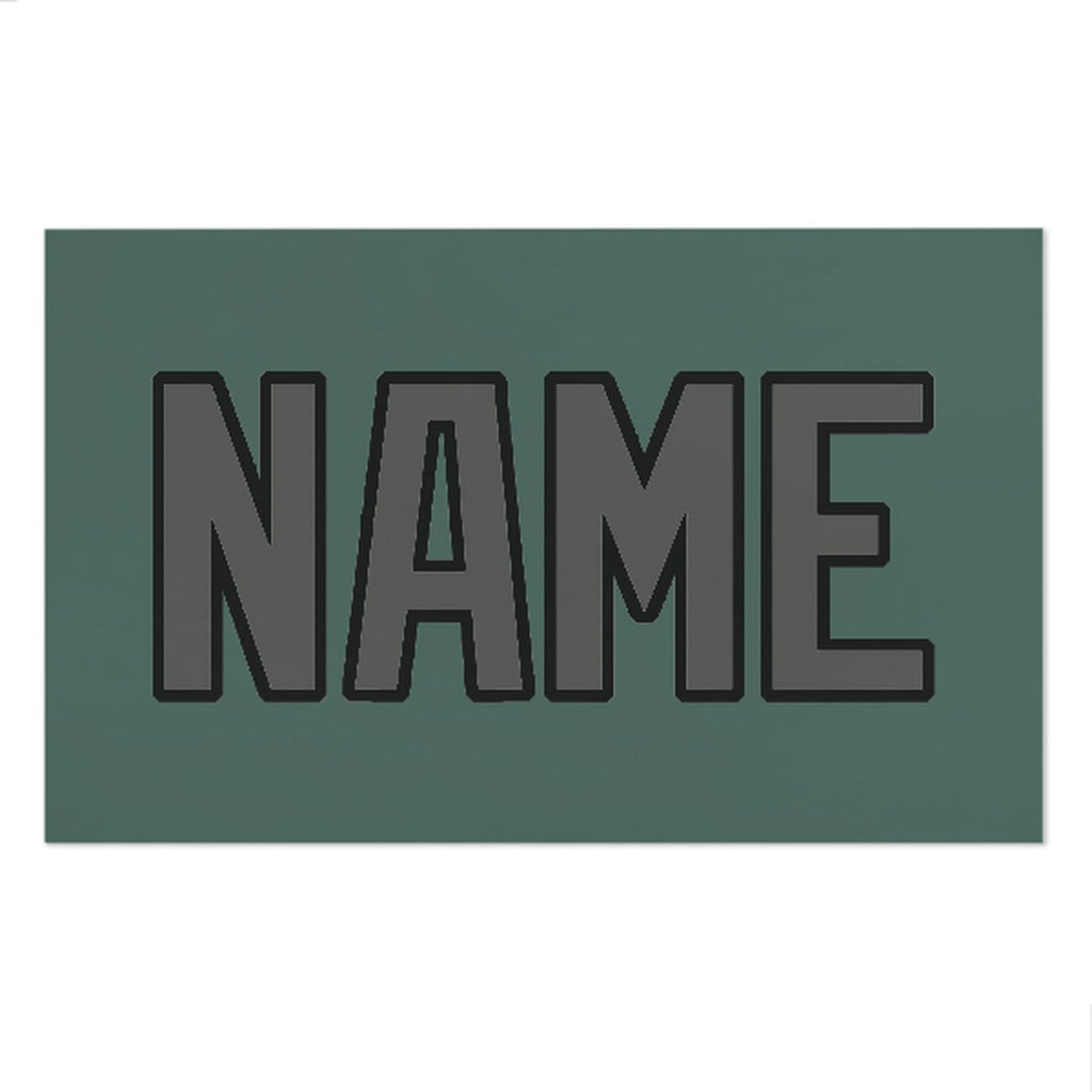 Custom Blue Green Dark Grey Beach Towel