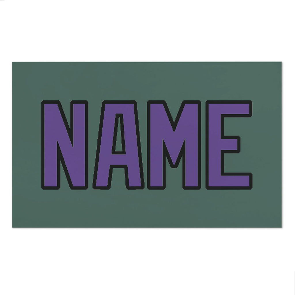 Custom Blue Green Light Purple Beach Towel