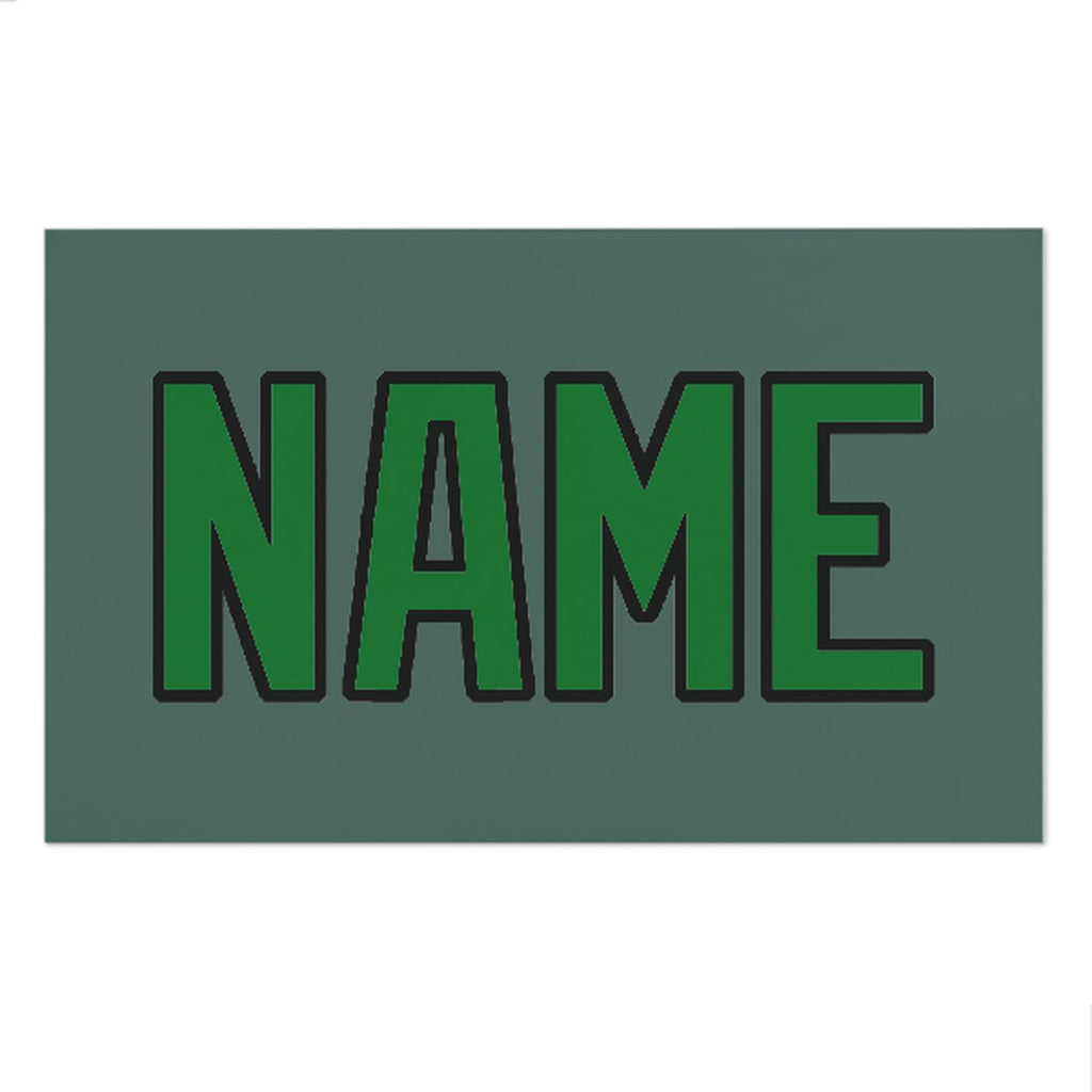 Custom Blue Green Emerald Green Beach Towel