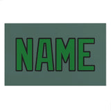 Custom Blue Green Emerald Green Beach Towel