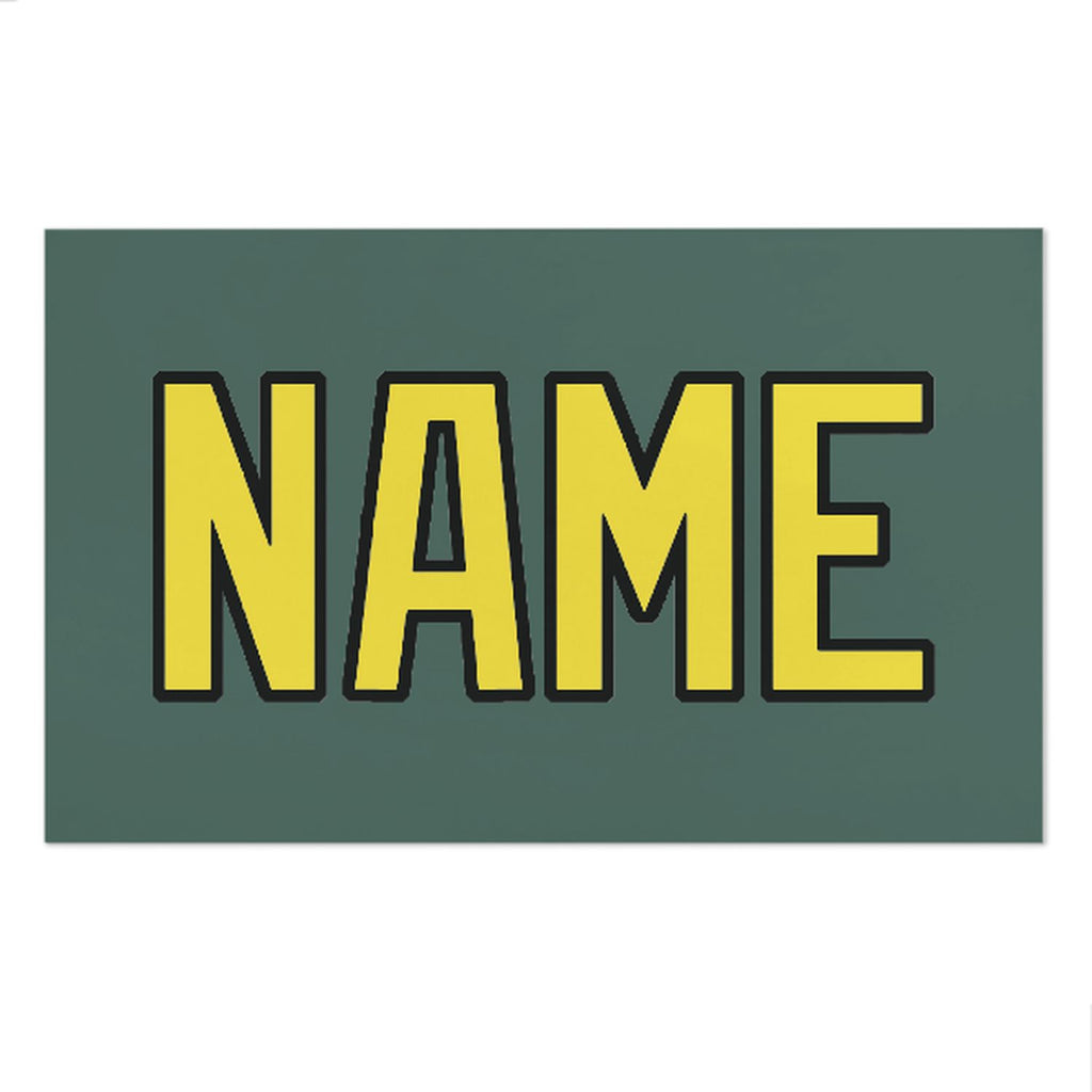 Custom Blue Green Light Yellow Beach Towel