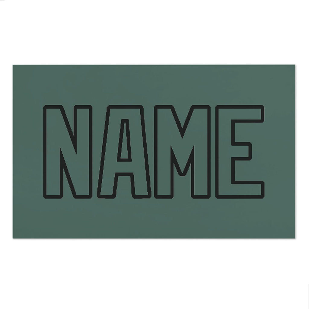 Custom Blue Green Blue Green Beach Towel