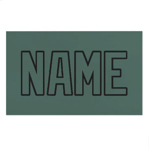 Custom Blue Green Blue Green Beach Towel