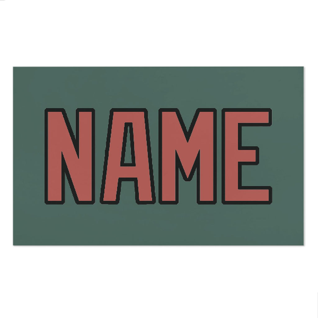 Custom Blue Green Copper Rose Beach Towel