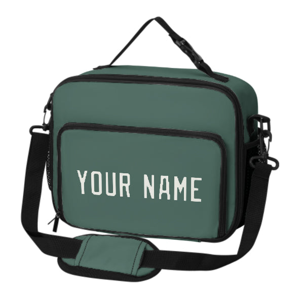 Custom Blue Green White Lunch Bag