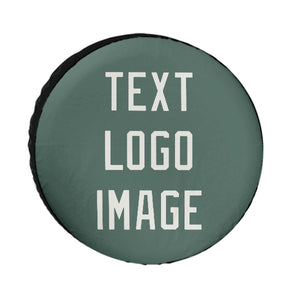 Custom Blue Green White Truck Tires