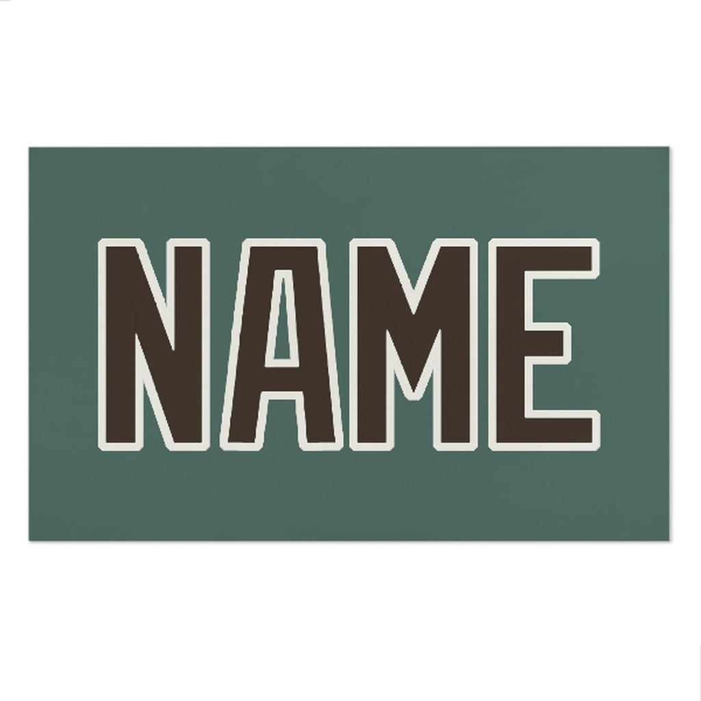 Custom Blue Green Brown Beach Towel