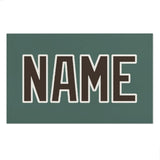 Custom Blue Green Brown Beach Towel