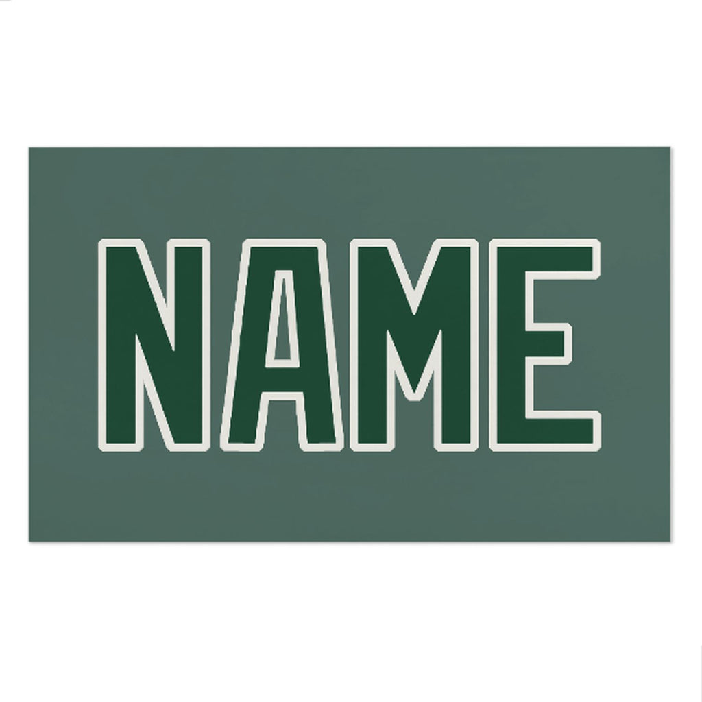 Custom Blue Green Green Beach Towel