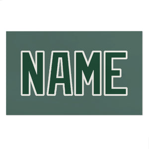 Custom Blue Green Green Beach Towel