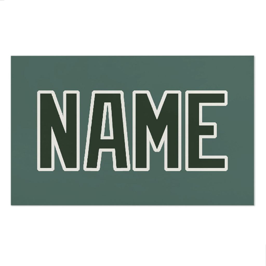 Custom Blue Green Dark Green Beach Towel