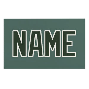 Custom Blue Green Dark Green Beach Towel