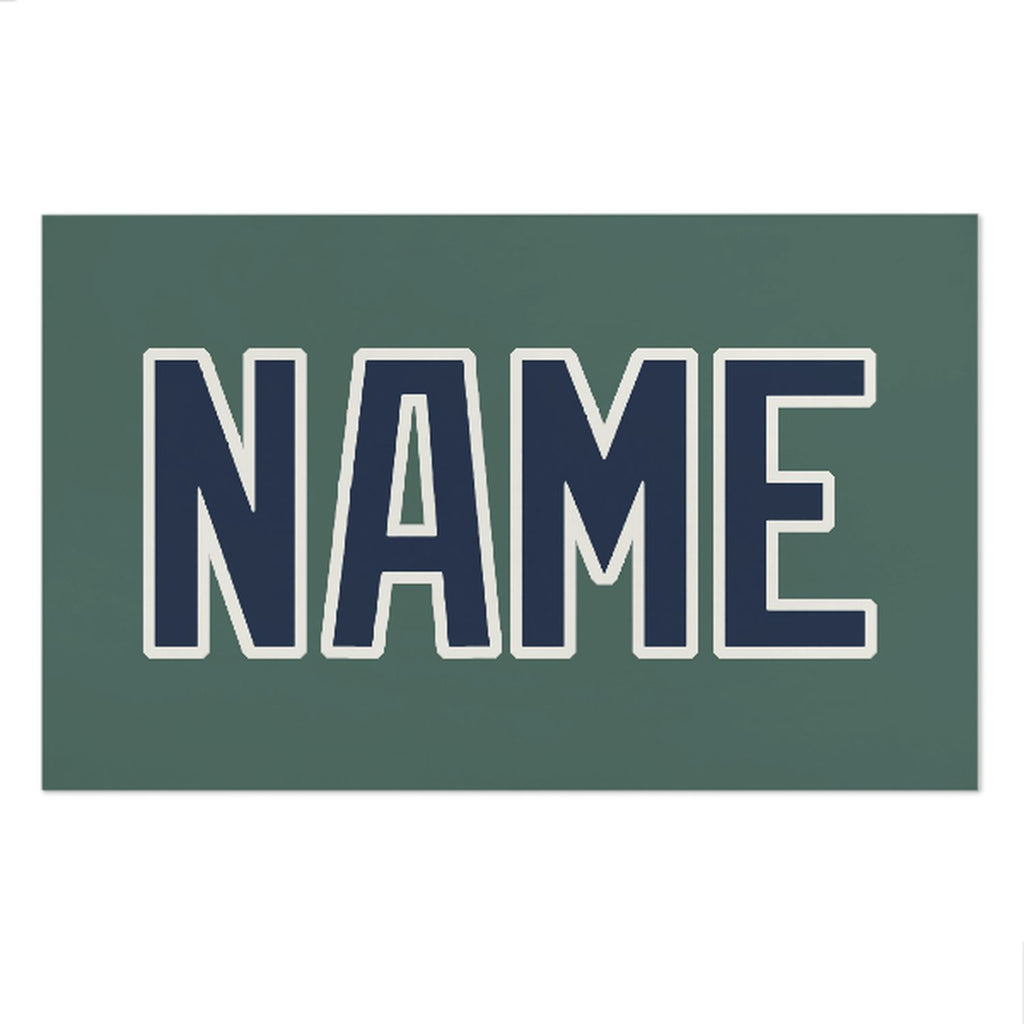 Custom Blue Green Blue Beach Towel