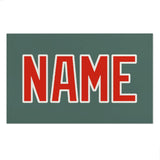 Custom Blue Green Orange Red Beach Towel