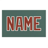 Custom Blue Green Coral Red Beach Towel