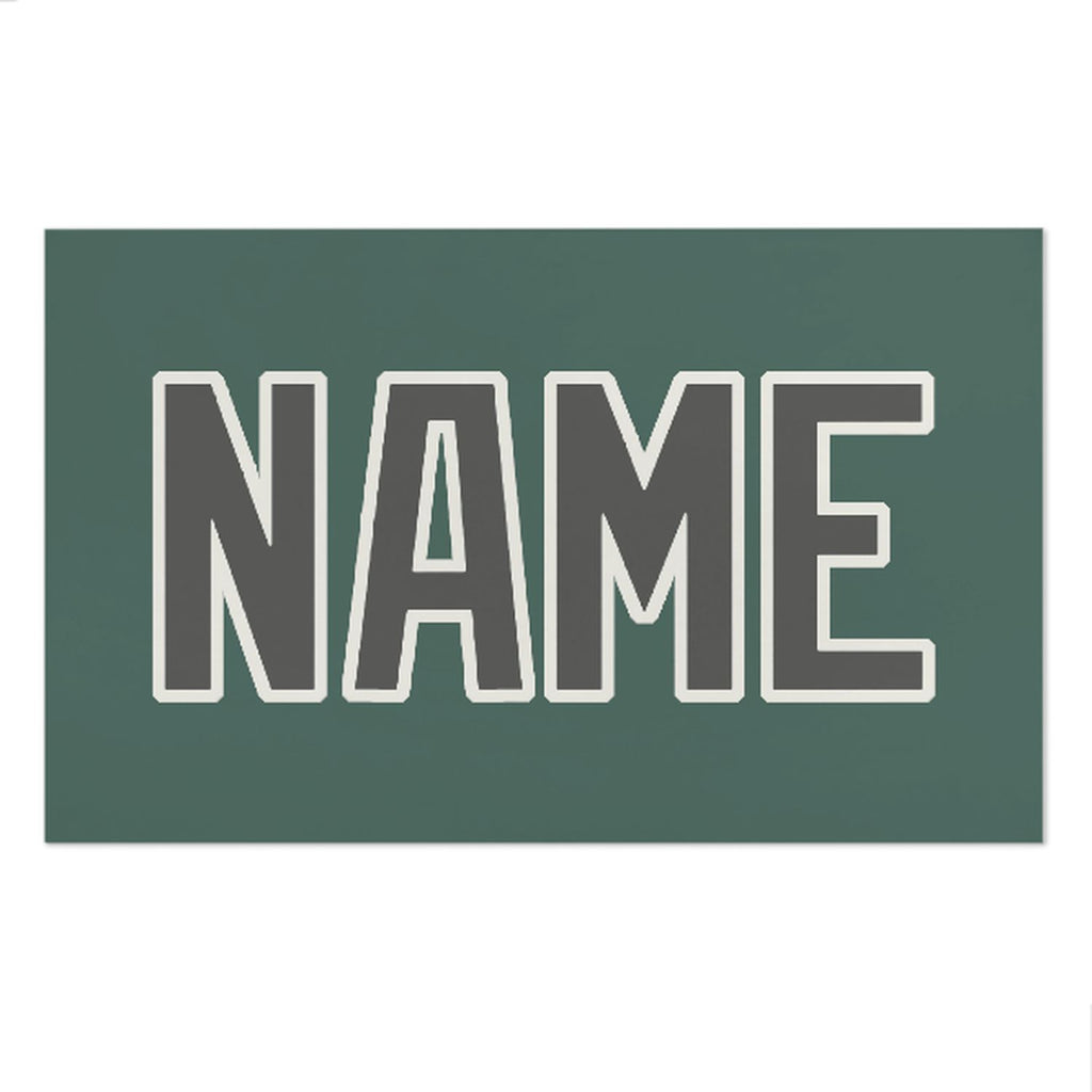 Custom Blue Green Dark Grey Beach Towel