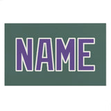 Custom Blue Green Light Purple Beach Towel