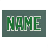 Custom Blue Green Emerald Green Beach Towel