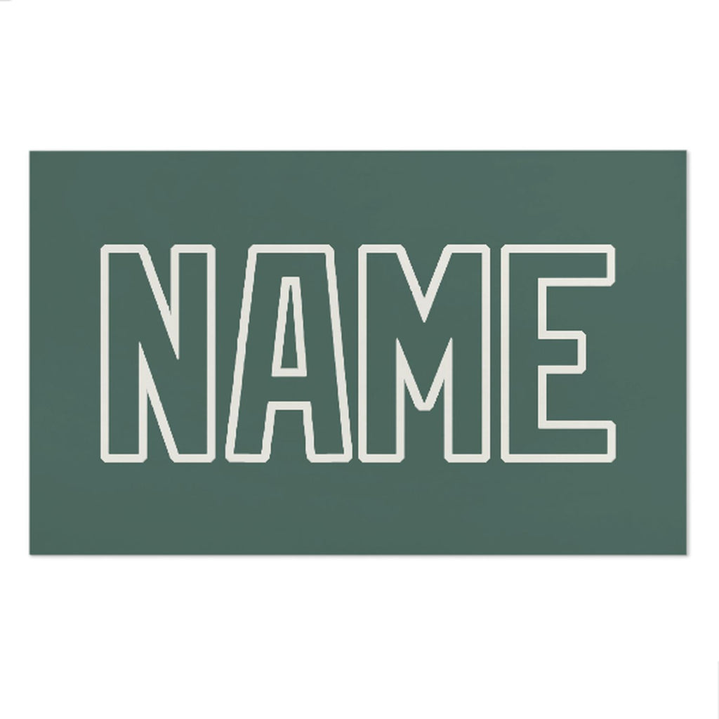 Custom Blue Green Blue Green Beach Towel