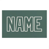 Custom Blue Green Blue Green Beach Towel