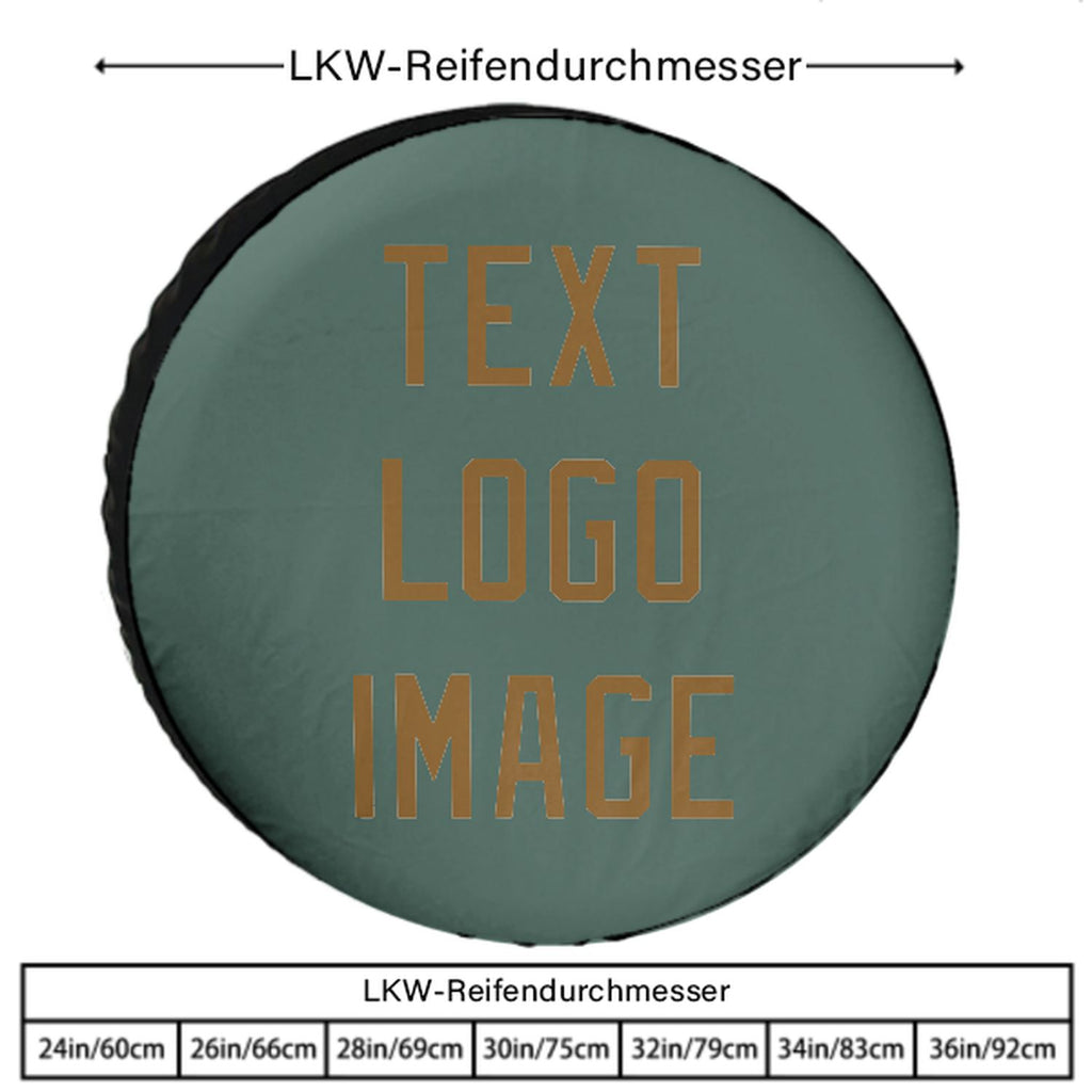 Custom Blue Green Khaki Truck Tires
