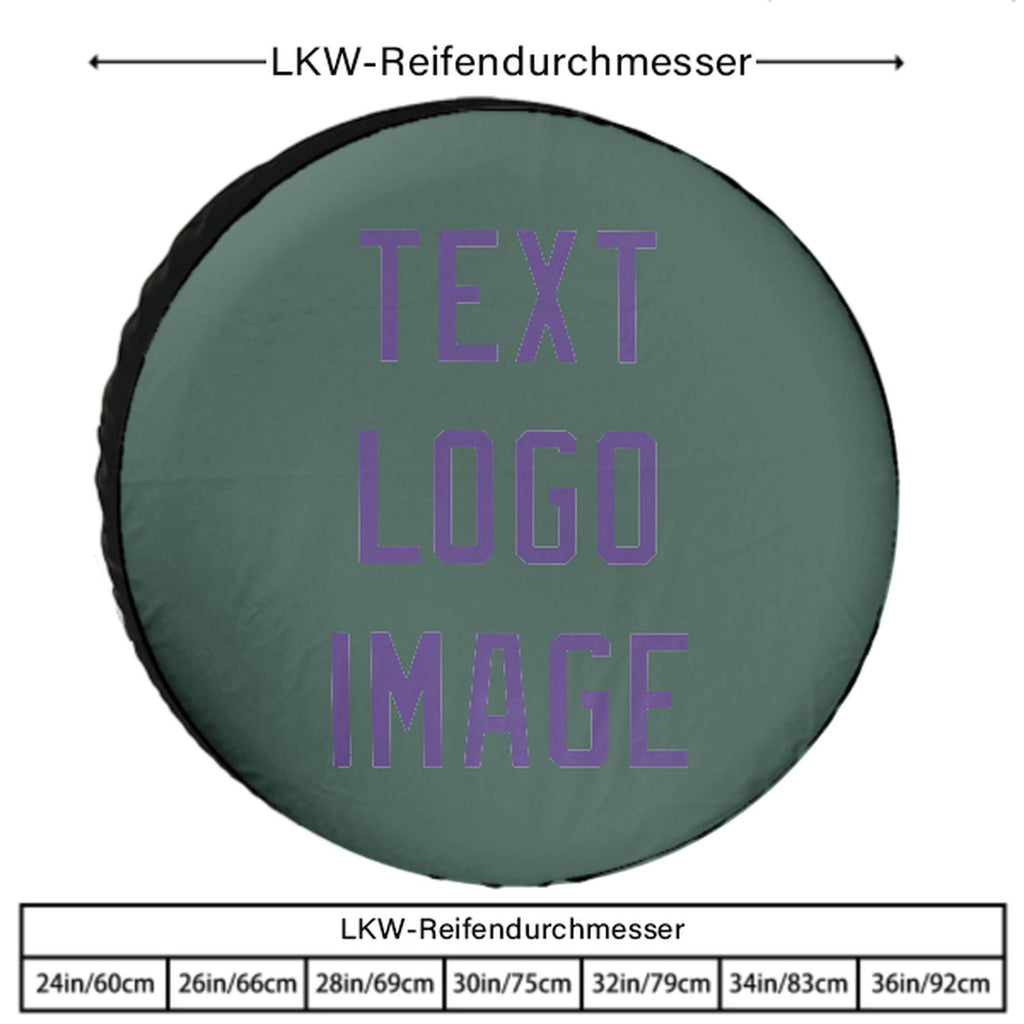Custom Blue Green Light Purple Truck Tires
