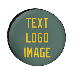 Custom Blue Green Gold Truck Tires