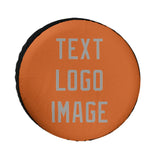 Custom Orange Gray Truck Tires