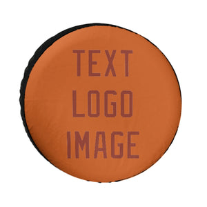 Custom Orange Coral Red Truck Tires