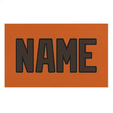 Custom Orange Brown Beach Towel