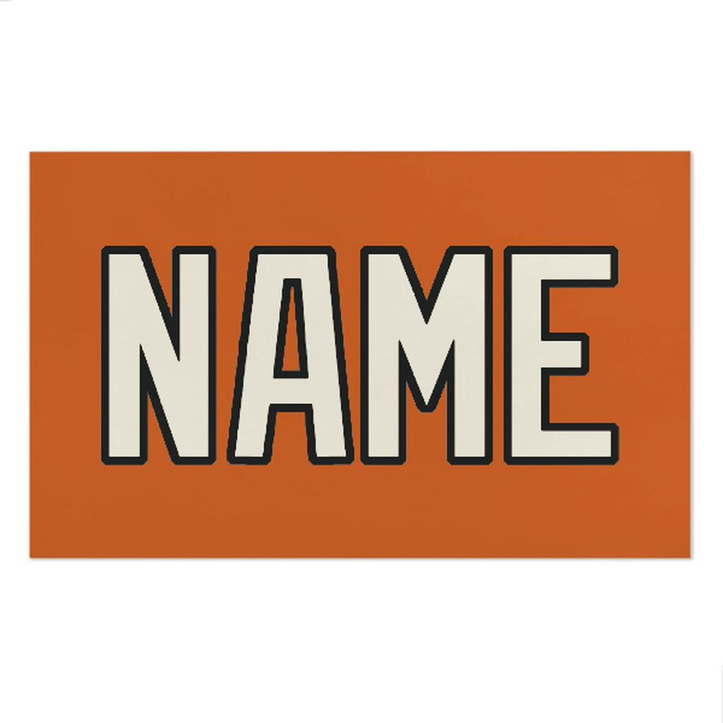 Custom Orange Cream Beach Towel