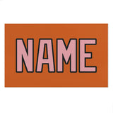 Custom Orange Light Pink Beach Towel