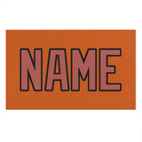 Custom Orange Copper Rose Beach Towel