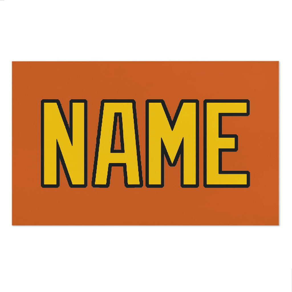 Custom Orange Gold Beach Towel