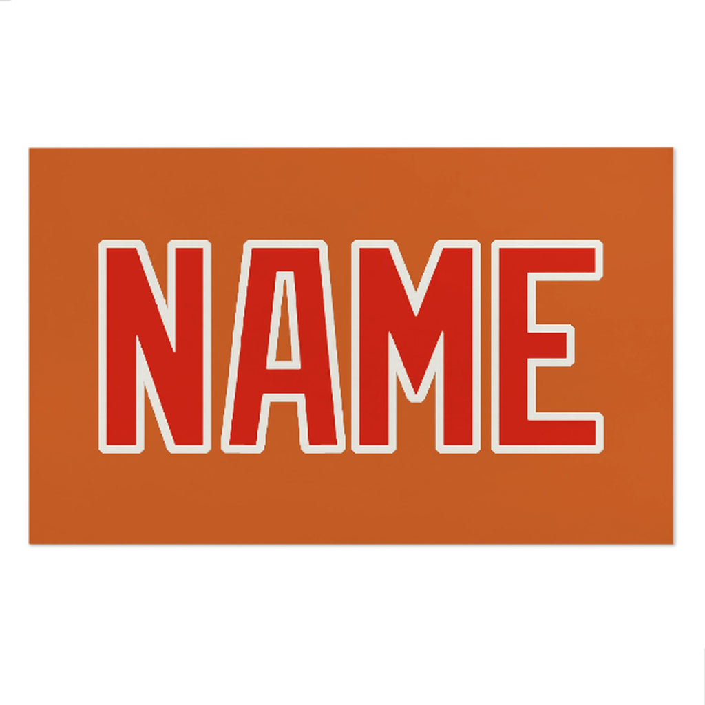 Custom Orange Orange Red Beach Towel