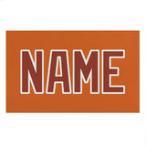 Custom Orange Coral Red Beach Towel