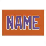 Custom Orange Light Purple Beach Towel