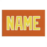 Custom Orange Light Yellow Beach Towel