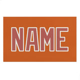 Custom Orange Copper Rose Beach Towel