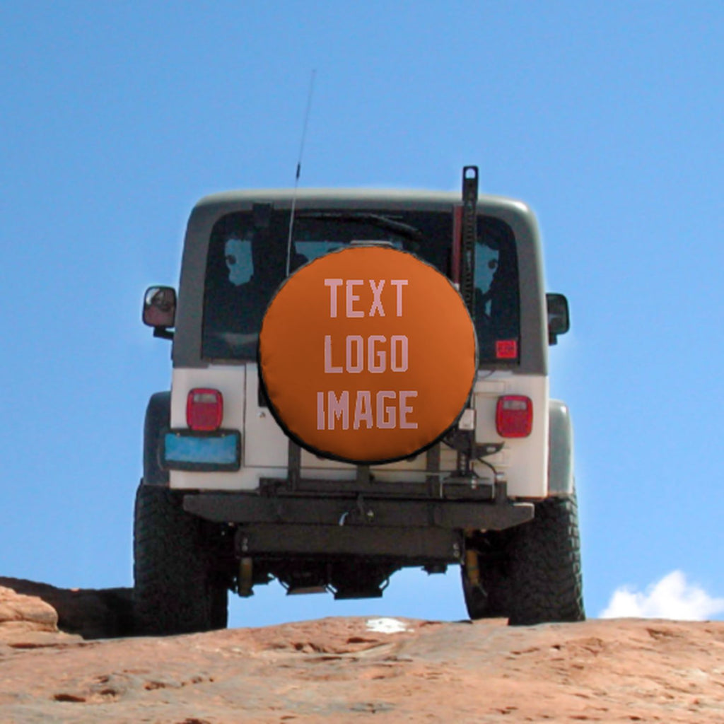 Custom Orange Light Pink Truck Tires