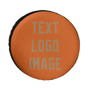 Custom Orange Light Khaki Truck Tires